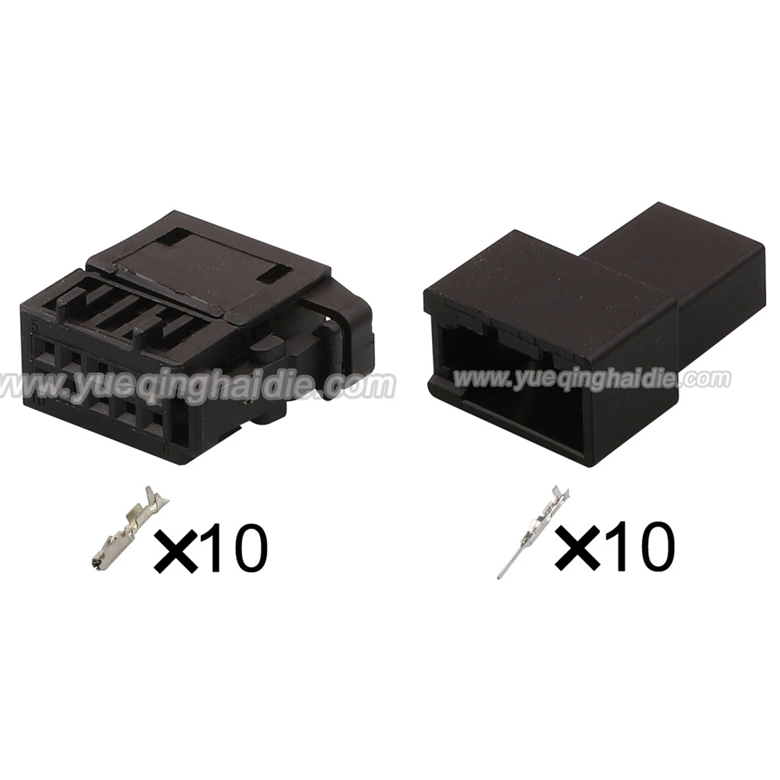 10 PIN Cable Unsealed 0.6mm Wire Harness Male Female Connector Housing Plug Connector 6R0972930A/1-1670990-2