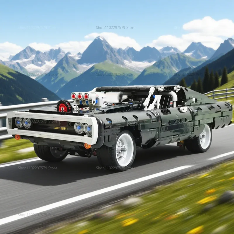 1077PCS  Technical Racing Car Building Blocks Kit DIY Bricks Model for Kids Adults Collector’s Assembly Christmas Birthday Gifts