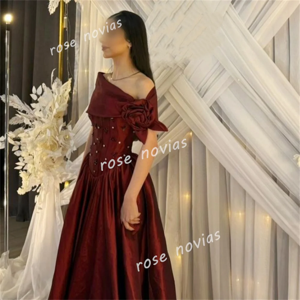 Aangepaste hoge kwaliteit bruiloft feestjurk plooi off-the-shoulder a-lijn vloerlengte op maat gemaakte gelegenheid verlovingsavondjurken