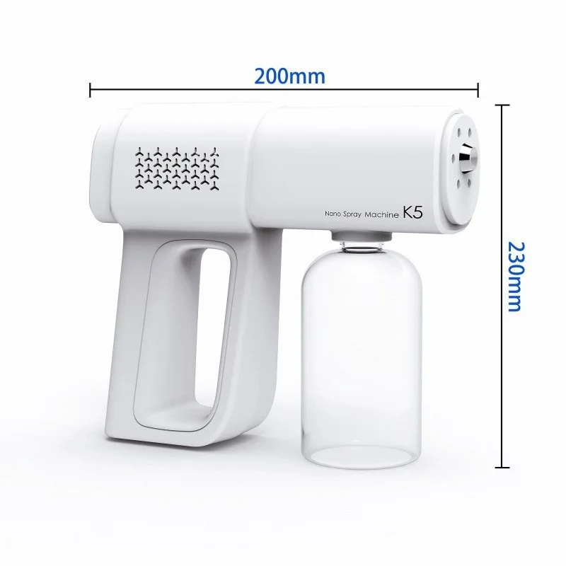 Blue Light Nano Hair Care Spray 380ML USB Rechargeable Wireless Steam Professional Styling Tool Profesional Hair Accessoriesde