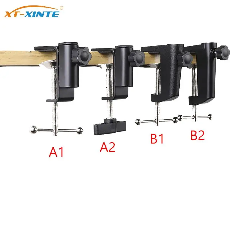 Plastic/Aluminum Alloy Cantilever Bracket Universal C-Clamp with 12.5MM Hole Diameter Suitable for Mic Stand