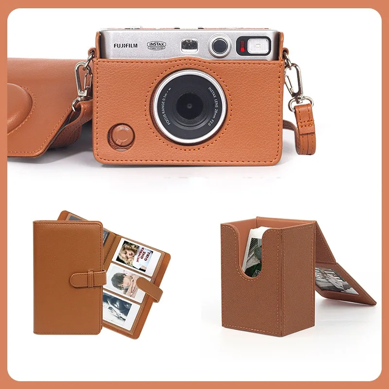PVC PU Do aparatu natychmiastowego Fujifilm Instax Mini EVO Dostępne do wyboru 108 albumów na zdjęcia + skórzane pudełko do przechowywania — zdjęcie produktu 2