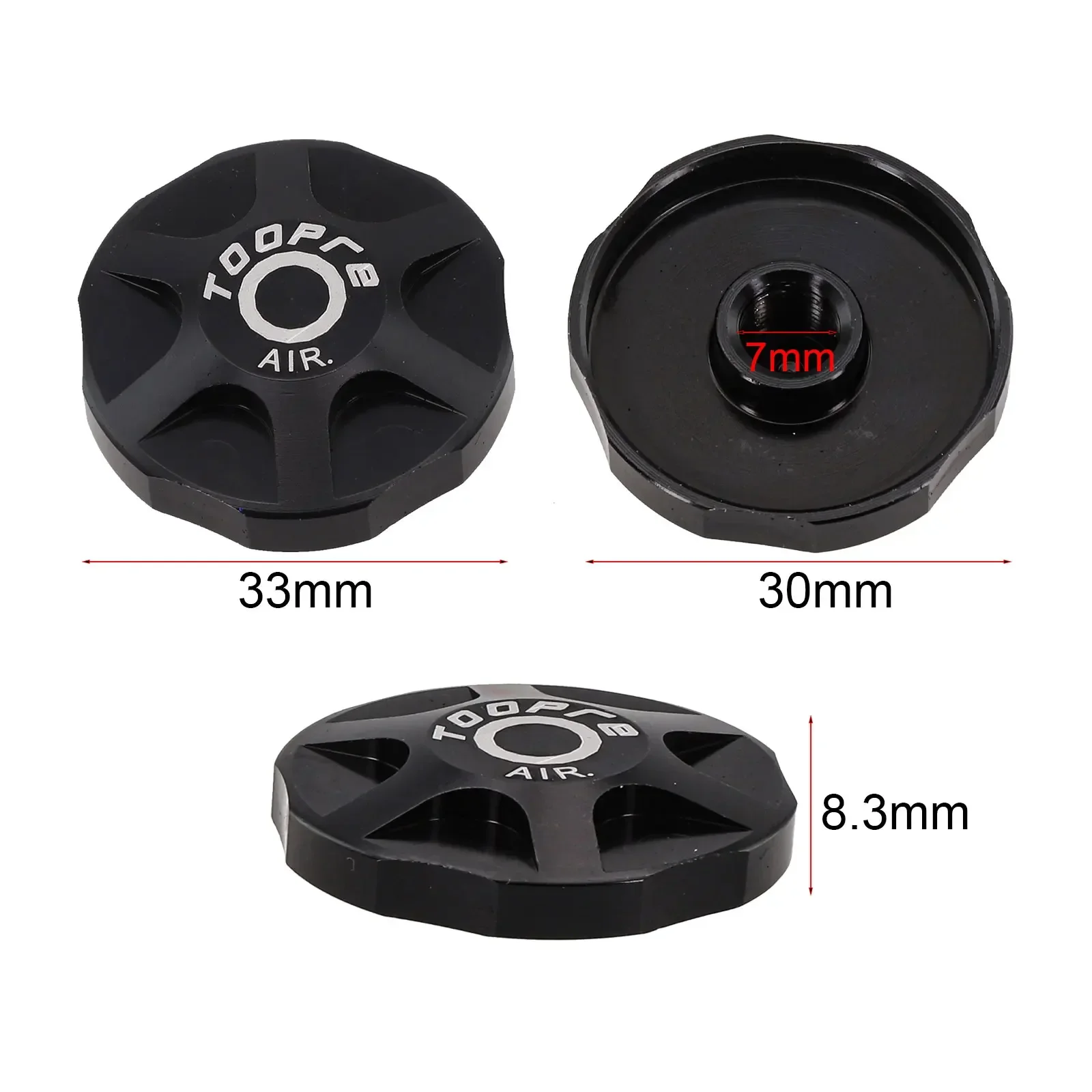 Bike Bicycle Air Gas Fork Cover Cap For For For For FOX For DT For CNC Cutting Durable