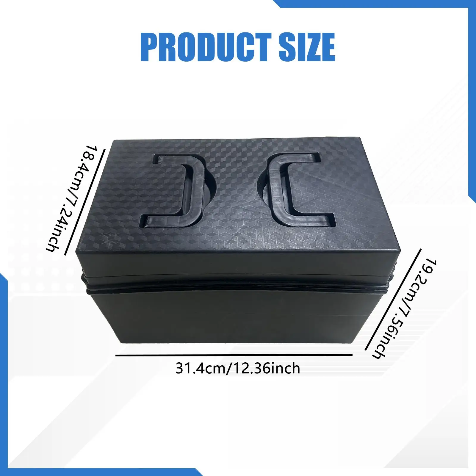 Electric Bike Battery Holder Box ABS Plastic Waterproof Dustproof Power Storage Container for Electric Bicycle Kit