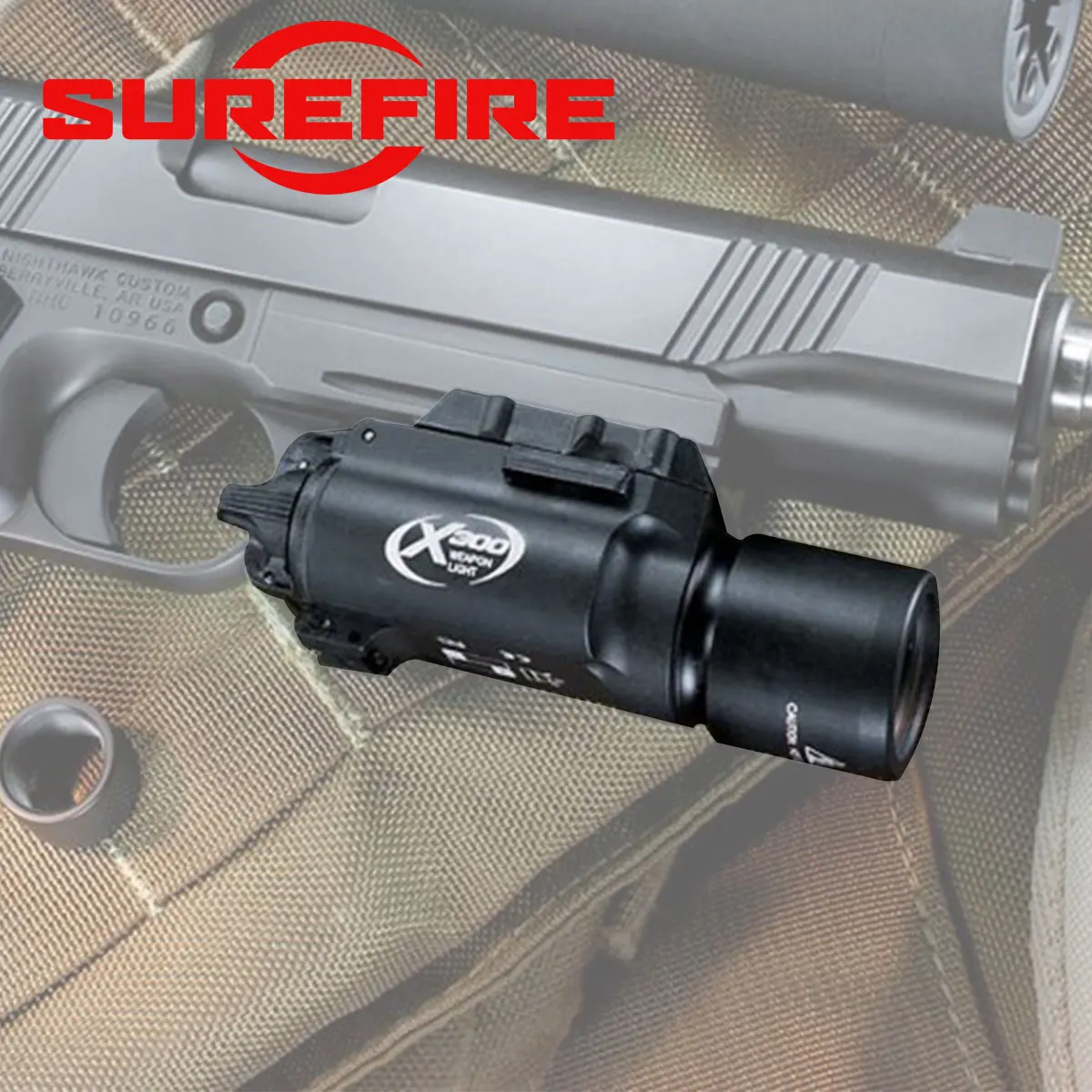 Tactical Surefire X300 X300U X300 Ultra Scout Light Weapon Gun Light Lanterna Rifle Constant Momentary Flashlight Hunting