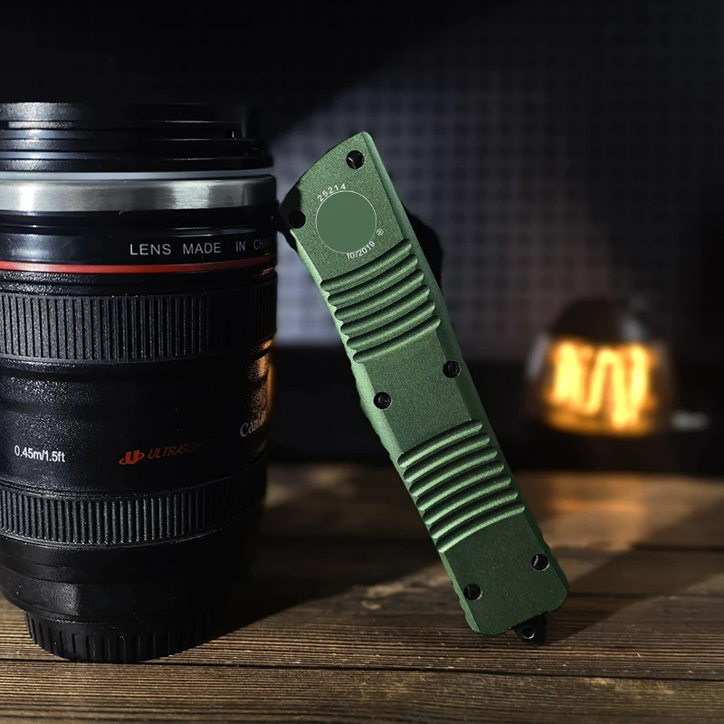 

Тактический нож MICRO EDC TECH Outdoor OTF COMBAT TROODOMICRO, портативный карманный нож из стали D2 с алюминиевой рукоятью, инструменты EDC