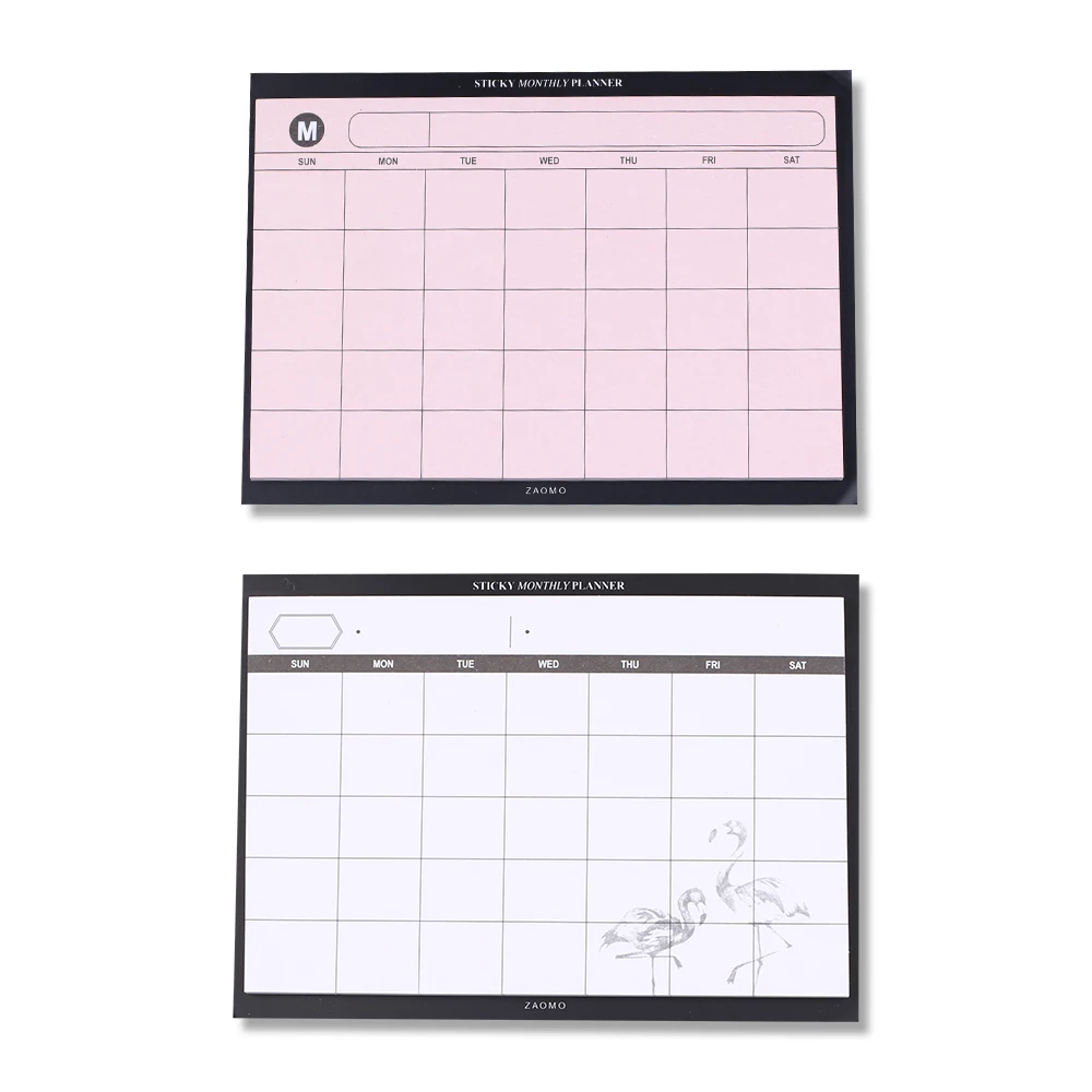 Japanese Sticky Notes Weekly Planners Memo Pad To Do List Check Note Book Agenda Plan Post Notepad Journal Aesthetic Stationery