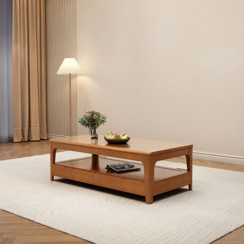 Solid wood coffee table upgraded multi-color modern simple and economical household small apartment living room office tea table
