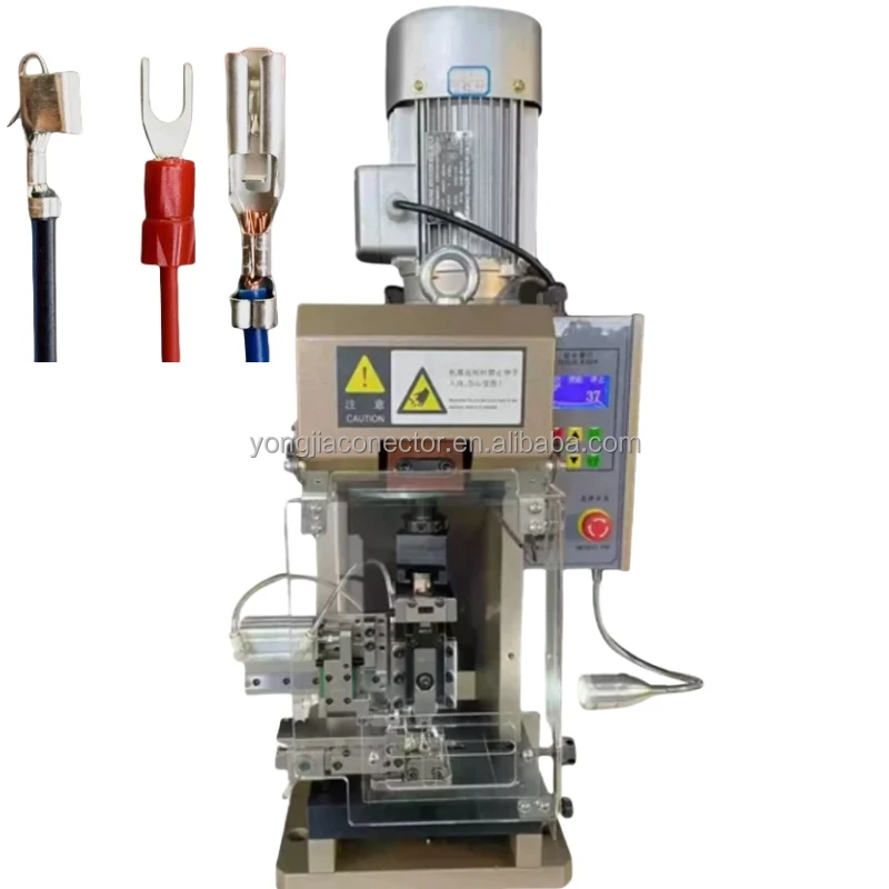 Semi-automatic Super Mute Servo Wire Terminal Crimping Machine with Good Price