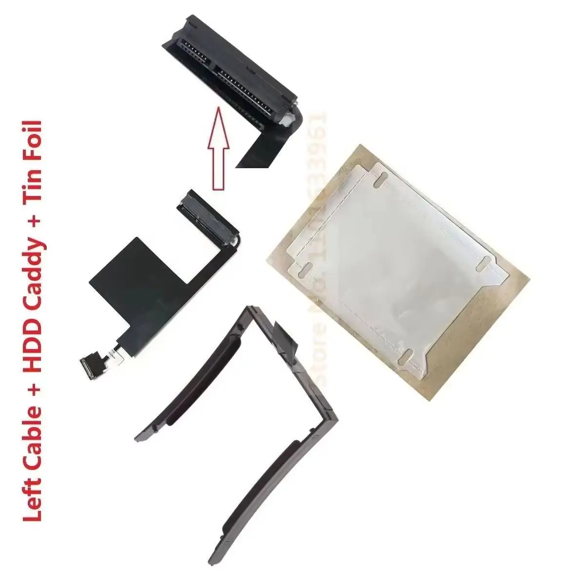 Replacement 2.5 SATA Hard Drive Left Right Cable Caddy Connector Frame M.2 SSD Bracket Holder for Lenovo ThinkPad P50 P51 Series