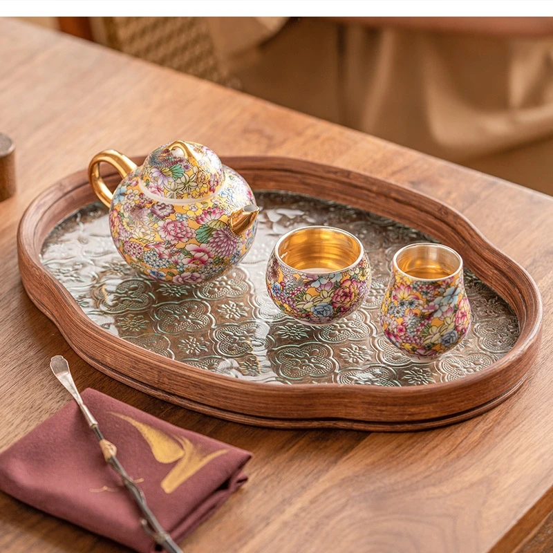 

Ручной горшок Wanhua Lu, одиночный чайник ручной работы, чайная чашка, высококачественный чайный сервиз для кунг-повара