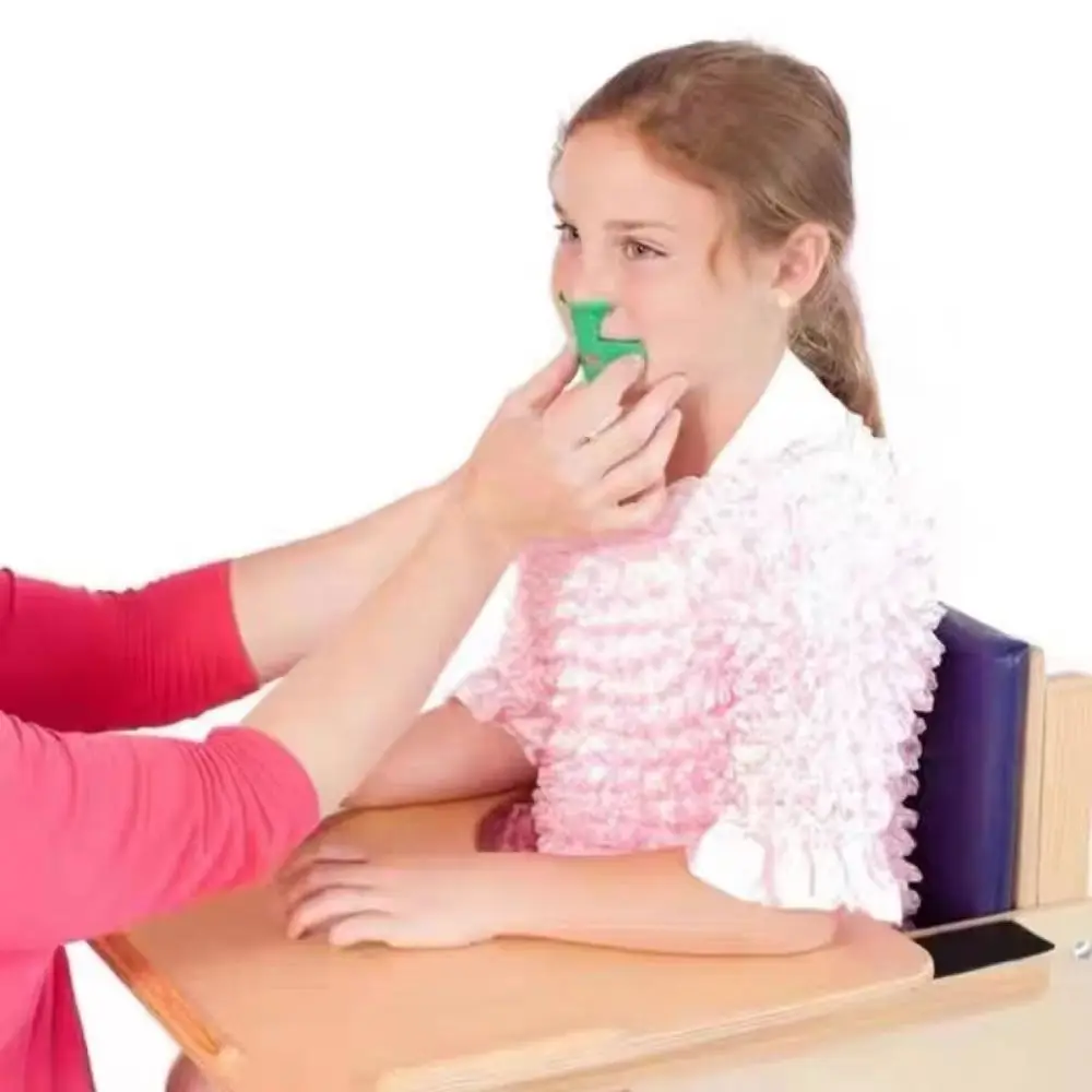 Afbeelding 6: Plastic neusfluit Orale spiertraining Duidelijkheid Verbetering Training Neusfluit Uitspraak Trainer Hoge kwaliteit