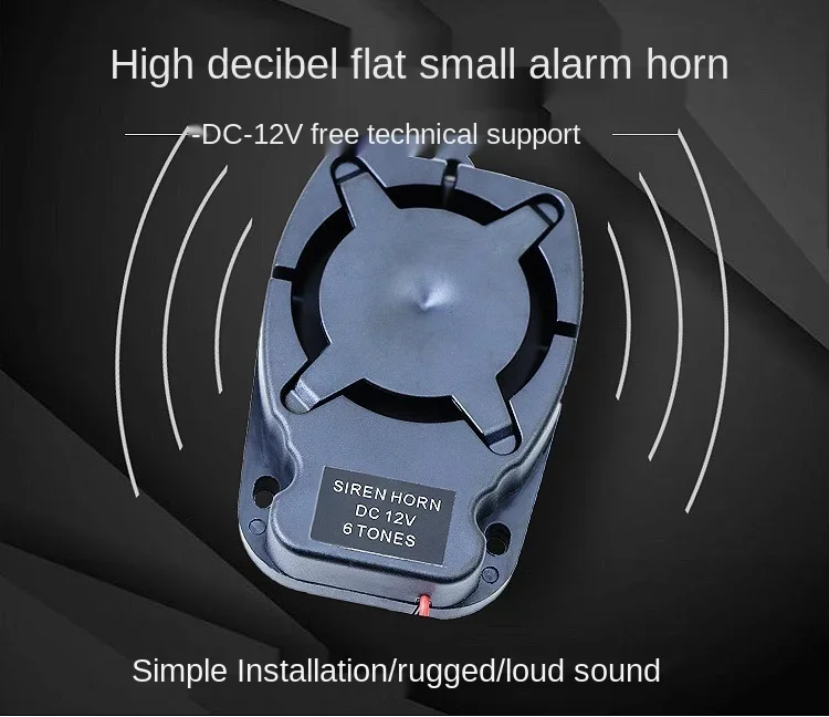 Alarm Horn Siren Buzzer 12v 110 Points Small Size and Easy To Install