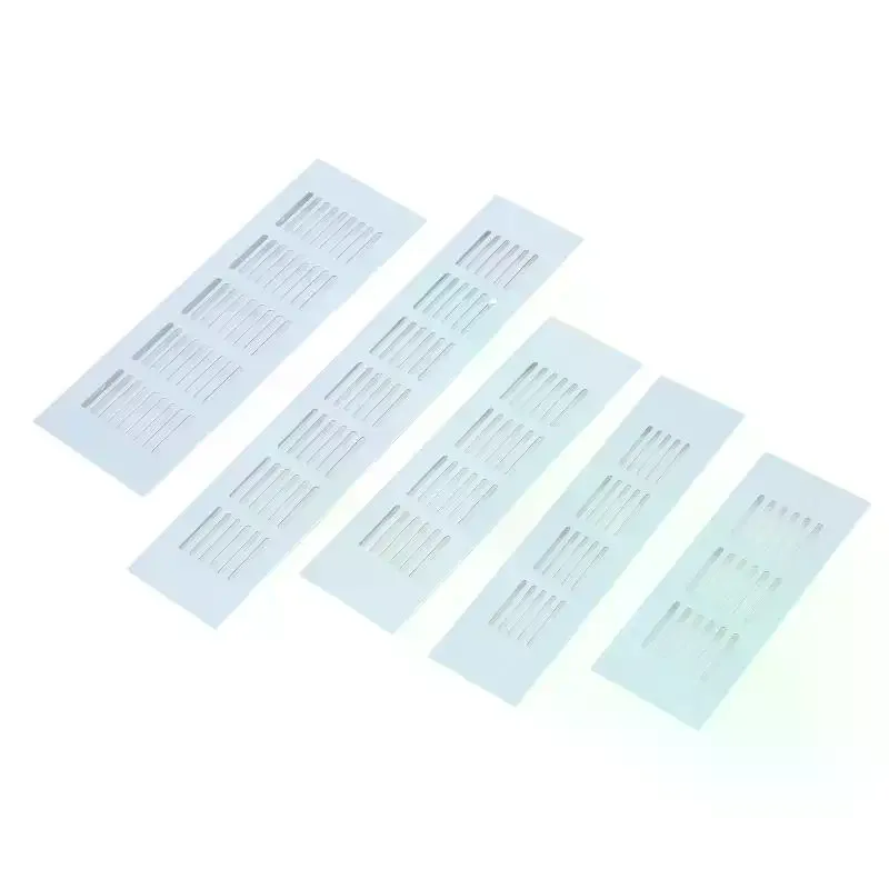 Aluminum Alloy Ventilation Grilles Rectangular Air Vent Cover Heat Dissipation Vent Panel For Wardrobe Cabinet Furniture Door