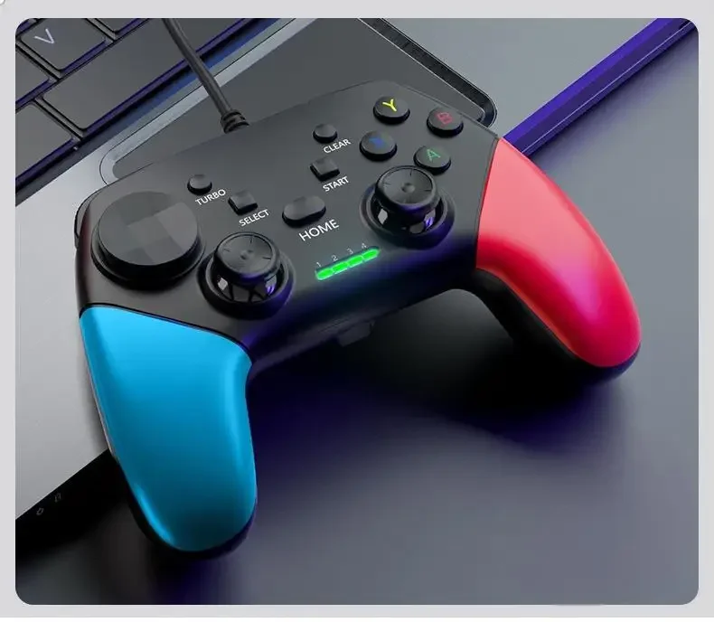 Wireless BT 2,4G Game Controller für Switch Pro PC Android IOS Tablet Smart TV Vibration Control Gamepad Joystick Carplay