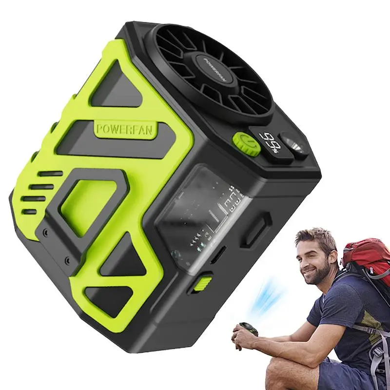 Hängende Hals Taille Fan Hände frei tragbare Fans Sommer Schreibtisch Fan tragbare Taille Clip Fan 6000mah für Outdoor-Camping Reisen