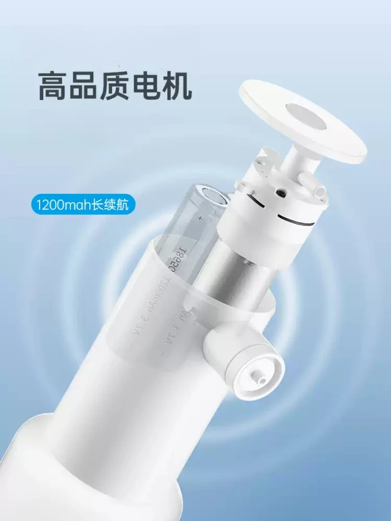 Electric Automatic Foam Dispenser Gun, Portable Dense Foam Sprayer for Shampoo Facial Cleanser Detergent Shower Gel Bathroom