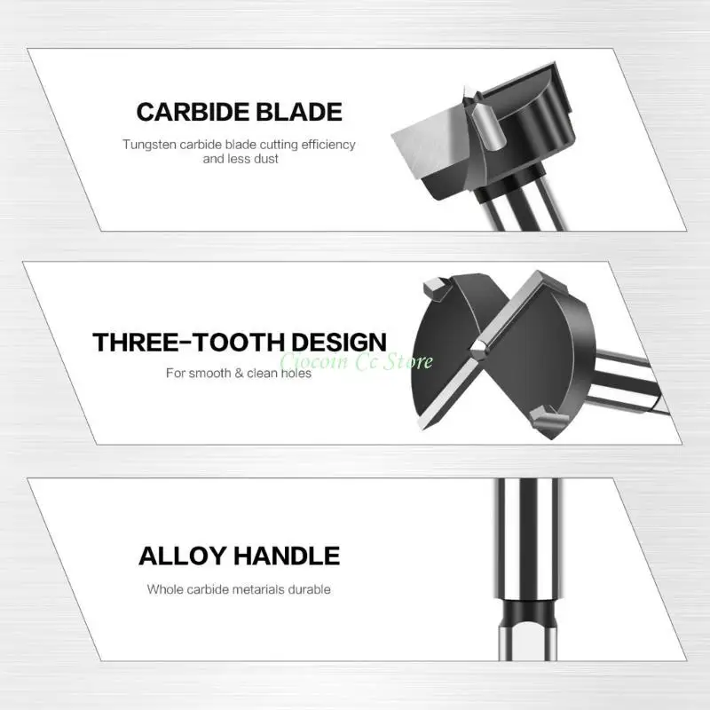 X90F 5PIECES FORSTNERS PRICKNING STROGHTRAING PROFERTION