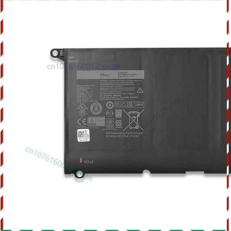 

Новый аккумулятор 90 В, 7 Вт для DELL XPS 13-9350-D1508 XPS 13-9350-D1508G 13-9350-D1608Clippers