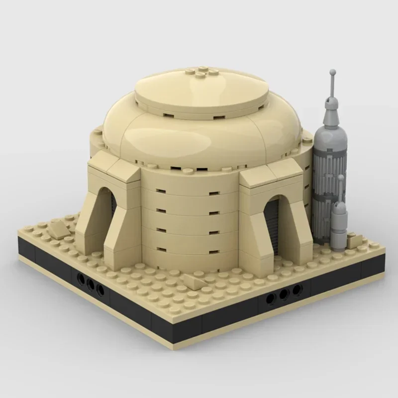 Modelo de película estrella Popular, bloques de construcción Moc, espacio Modular, casa del desierto, bloques tecnológicos, regalos, juguetes de Navidad, conjuntos DIY de montaje