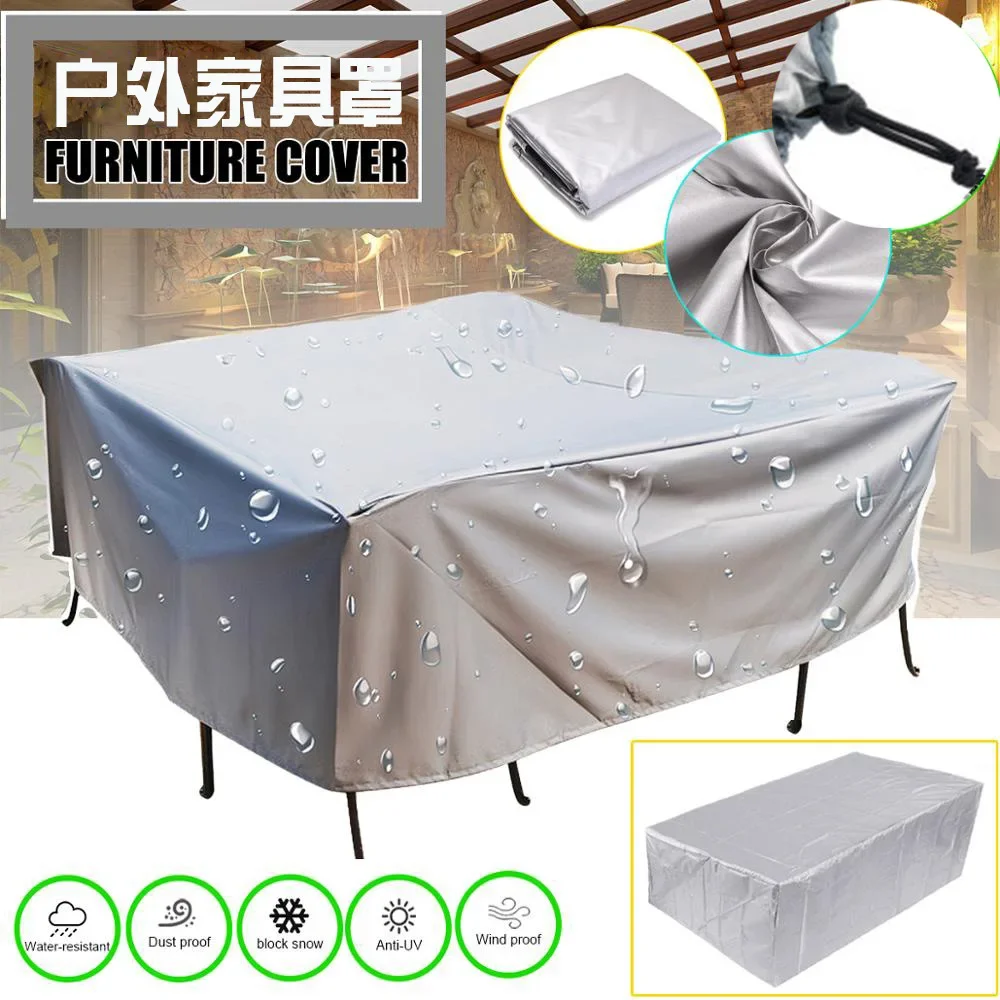 

55 Sizes Patio Waterproof Cover Outdoor Garden Furniture Covers Rain Snow Chair covers for Sofa Table Chair Dust Proof Cover