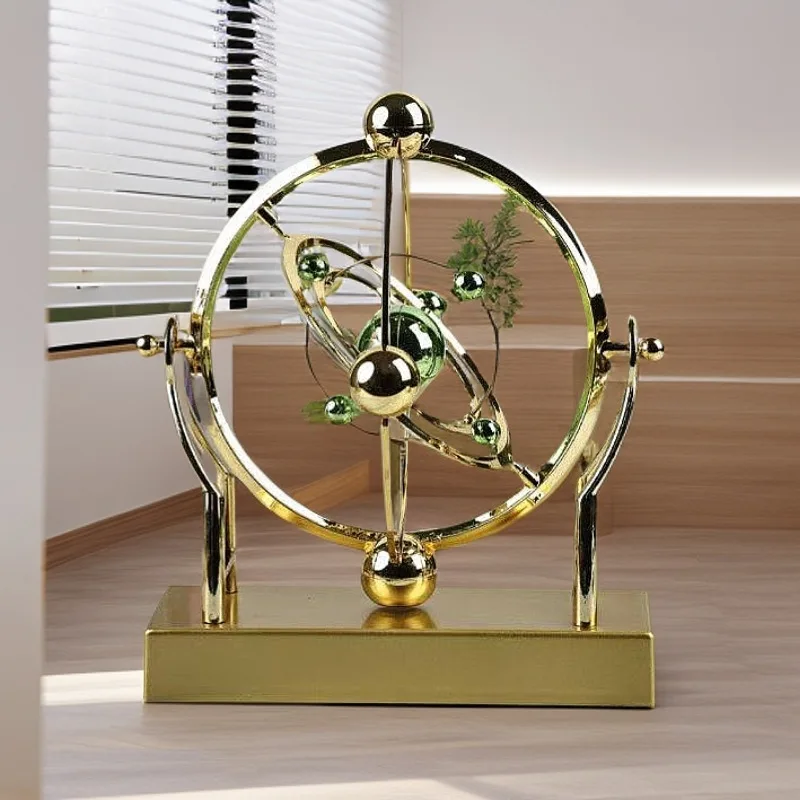 Creative Universe Celestial Chaos Perpetual Motion Instrument High-Style Sculpture Decoration Piece