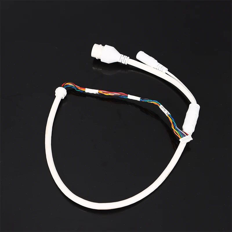Ethernet Lan Cable PoE RJ45 Network Cable 10 Pin 10 Core For Hikvision Network Ip Camera