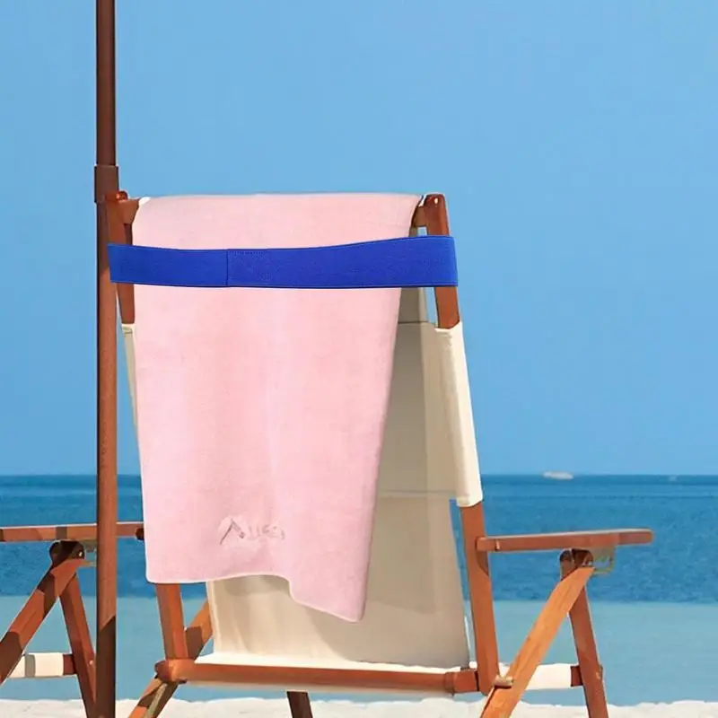 Bandeaux de serviettes extensibles pour chaises de plage, pinces à serviettes, parfait pour les partenaires, plage, carnaval, croisière, piscine