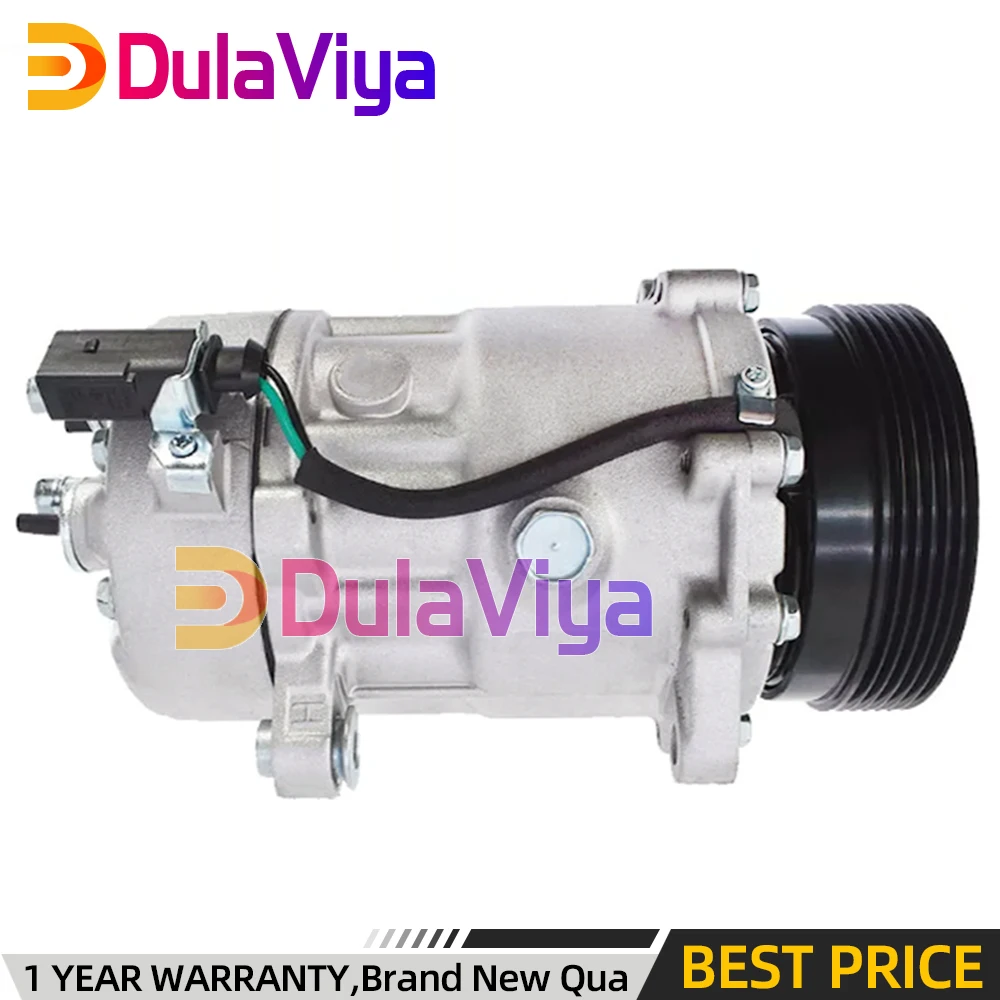 AC Compressor For Volkswagen Golf L4 1.8L 1.9L 2.0L 02-2005 1J0820803B 1J0820803L 1J0820803N 1J0820803K 1J0820803F