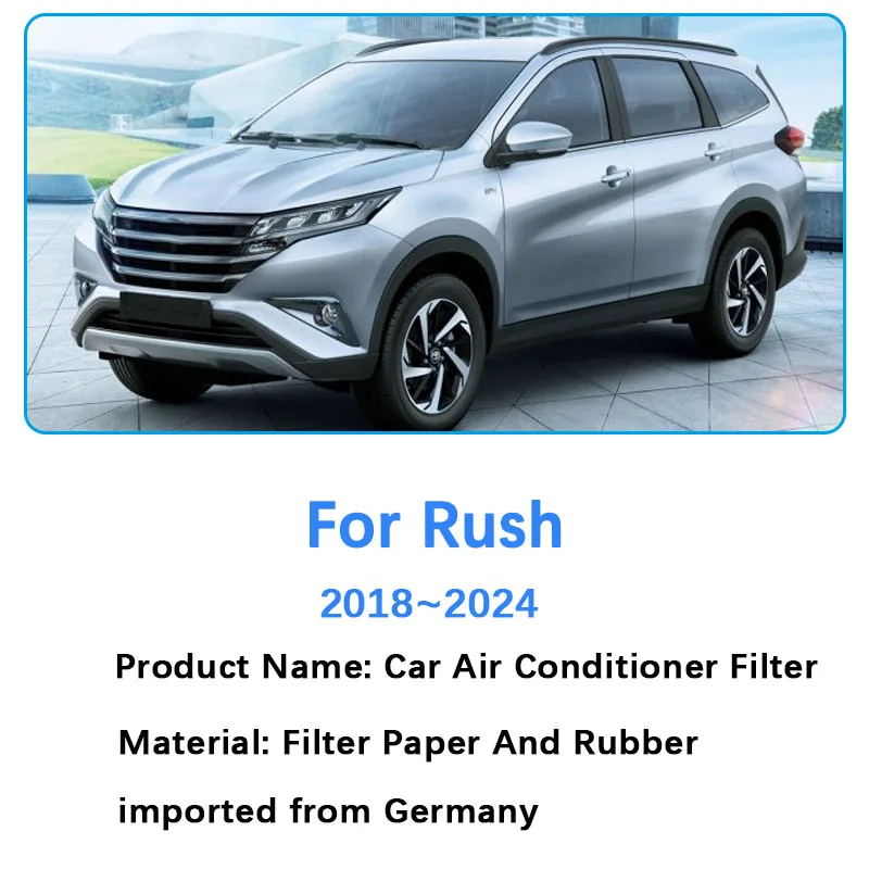 For Toyota Rush Daihatsu Terios 2018~2024 2019 2020 Auto Acesories Air Filter Intake Purifier Engine Conditioner Car Filter Grid