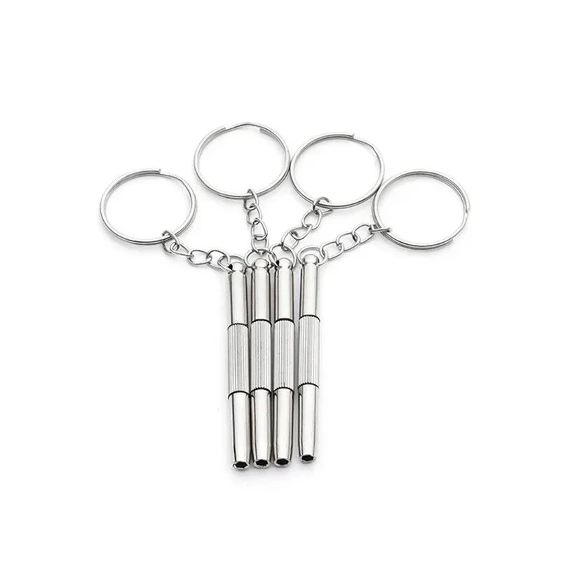 3-18Pcs Glasses Screwdriver Eyeglass Screwdriver Watch Repair Kit With Keychain Portable Hand Tools Precision Screwdriver Tools