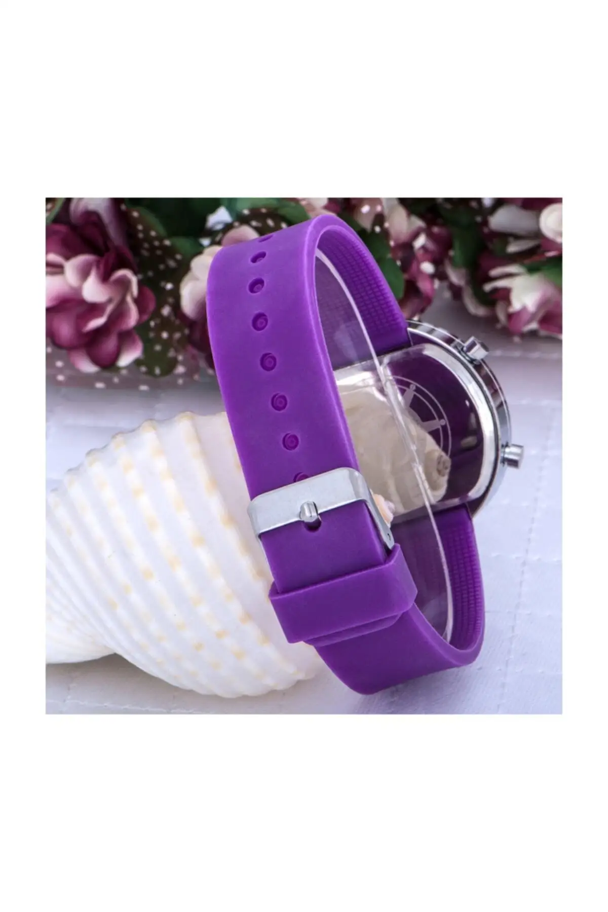 Unisex Purple Led Watch Digital Young Wrist Watch 303578