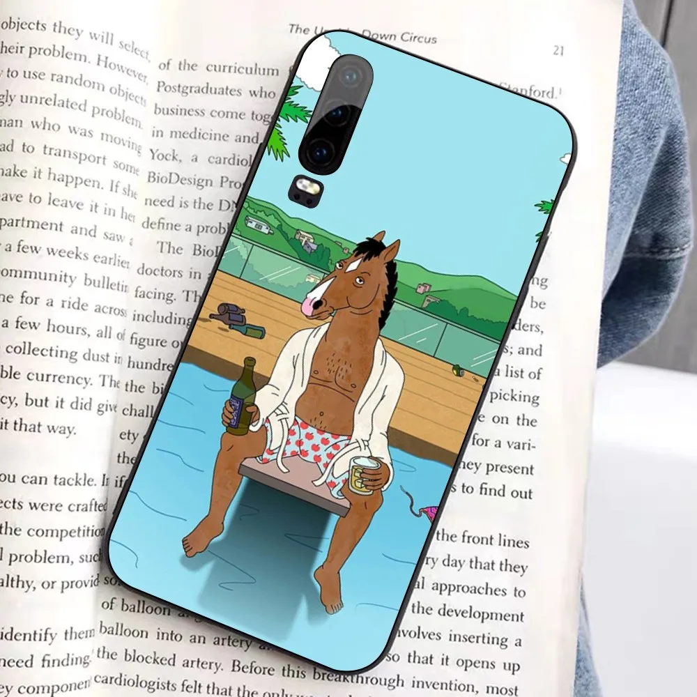 B-bojack H-Horse-Mans Phone Case For Huawei Honor 10 lite 9 20 7A 9X 30 50 60 70 pro plus Soft Silicone Cover