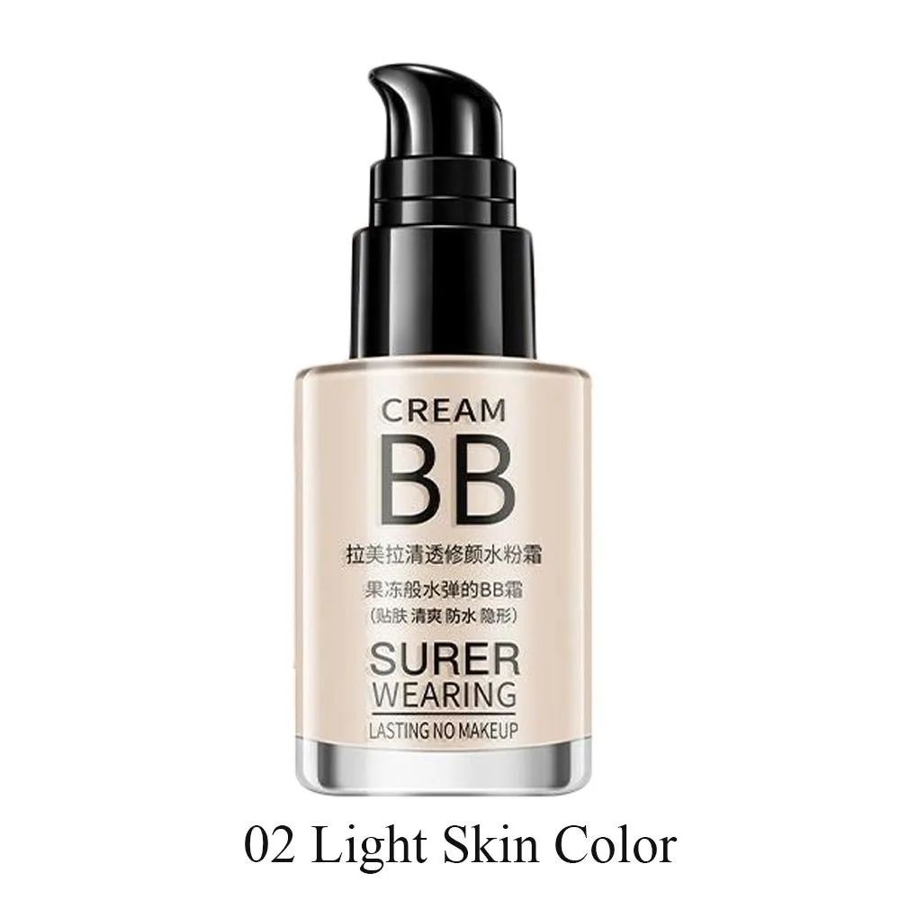 メイクアップツール 3色マットリキッドファンデーション 防水 長持ち フェイスベース リキッドオイルコントロール フェイシャルクリーム マットコンシーラー