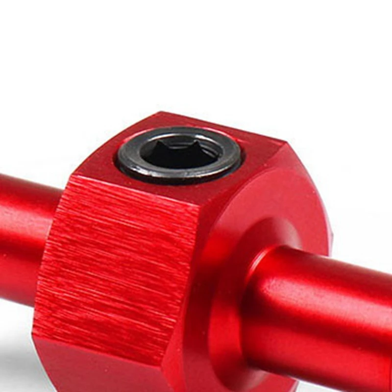 Universal Fuel Nitrous Pressure Gauge T Adapter 3/8 Inch Hose 1/8 Inch Npt Tee Port Red Car Tuning Parts