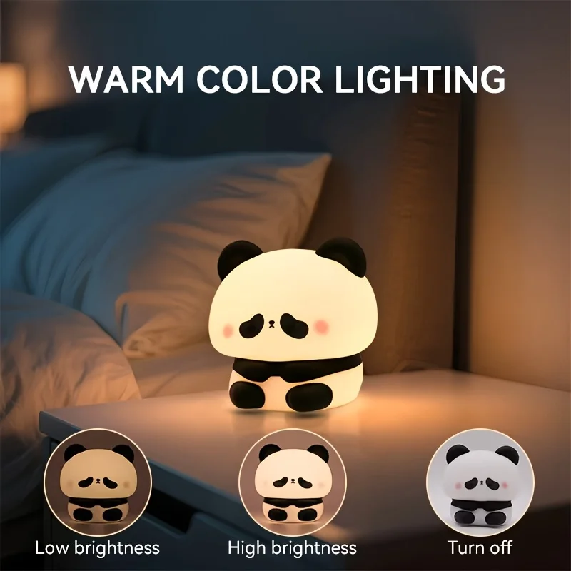 Panda-themed Christmas gifts,Timable night lights,Charging bedside lamps,Perfect as birthday gifts,New Year gifts,holiday gifts