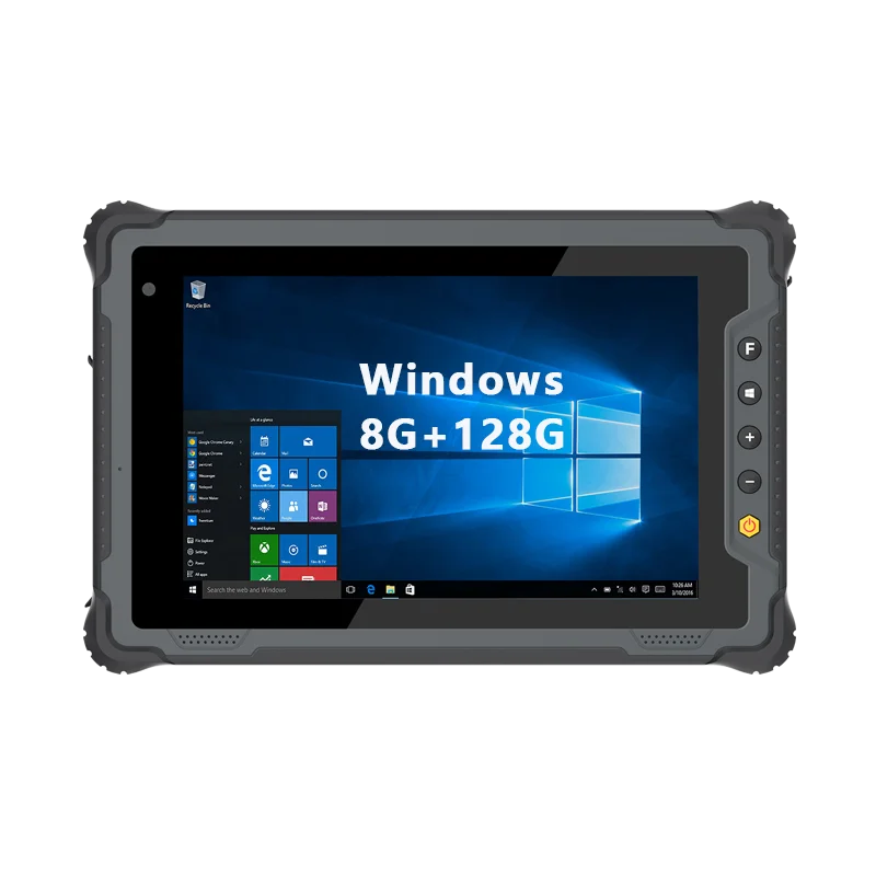 Rugged Tablet Windows OS 8-Inch 8G RAM + 128G ROM N100 CPU Barcode Scanner Waterproof Industrial Tablet I88N