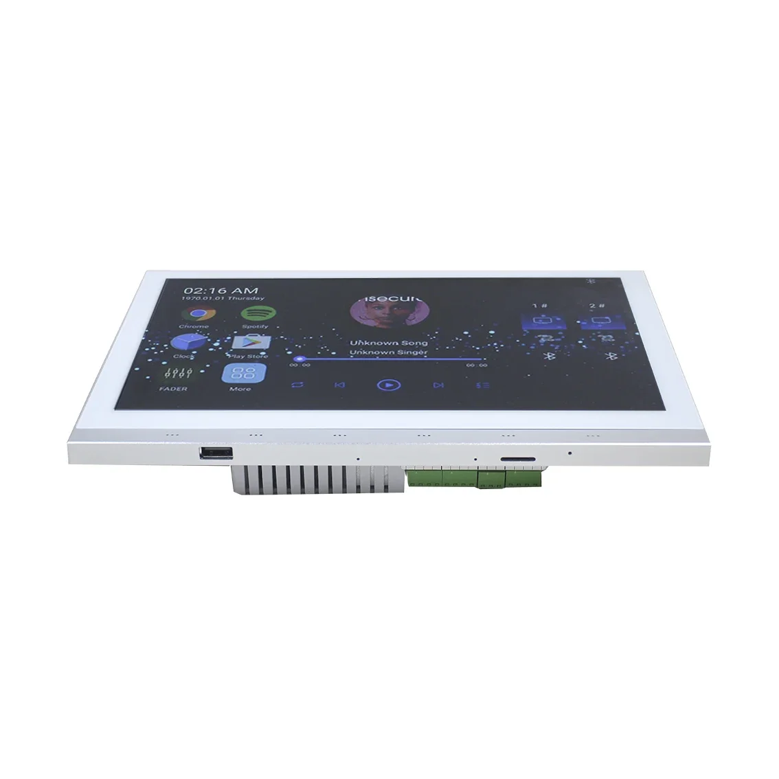 Touch Screen Multi Room Stereo Wifi Music BluetoothS In Wall Amplifier With Remote Controller Smart Home Audio System