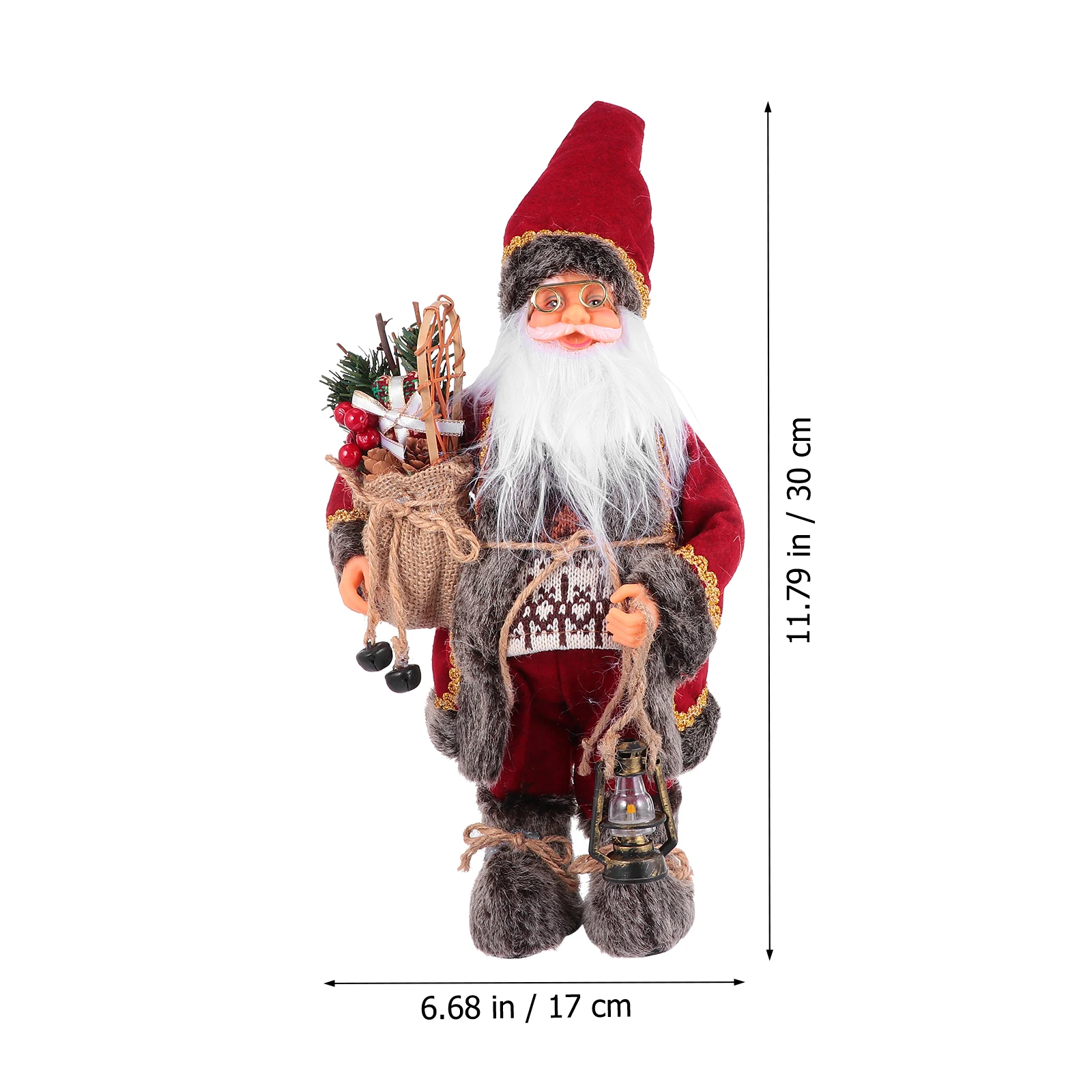 

Christmas Decor Santa Claus Desktop Decor Santa Showcase Decoration For Home Xmas Tree Party Supplies Farmhouse Ornament Gift