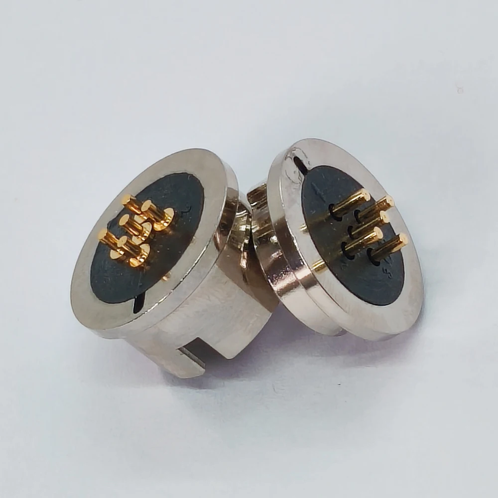 1 Stück Wasserdichter Magnetischer Feder-Pogo-Pin-Steckverbinder 5-Pin 2A 5V Männlich Weiblich Sondenkartensteckplatz Magnetischer DC-Ladeanschluss – Detail 4