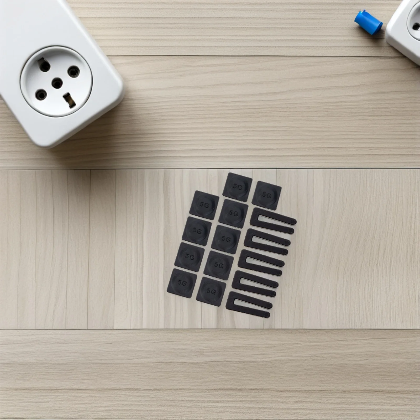 5 Sets Ceiling Kit Balance Clips 5Gm Self Adhesive Weights Stable Support Noise Reduction Compatible Replacement Balancing Tool