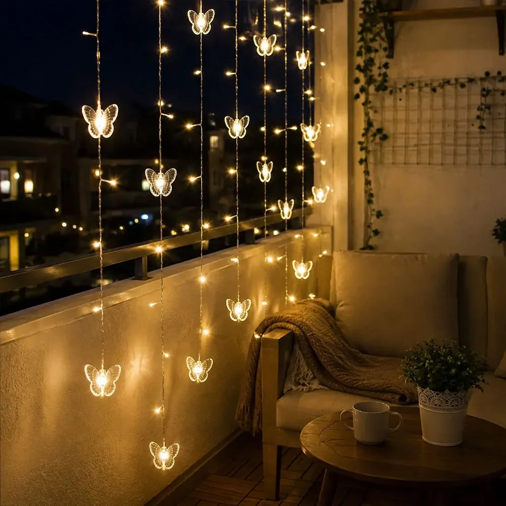 Snowflake Butterfly Fairy Lights 1