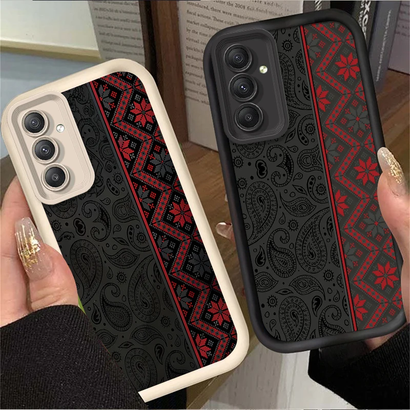 خمر الجرافيك الطوطم قضية الهاتف لسامسونج غالاكسي A54 A05 A05S A34 A24 A14 A53 A33 A23 A13 A52 A52S A71 A51 A31 A50 الغطاء الخلفي