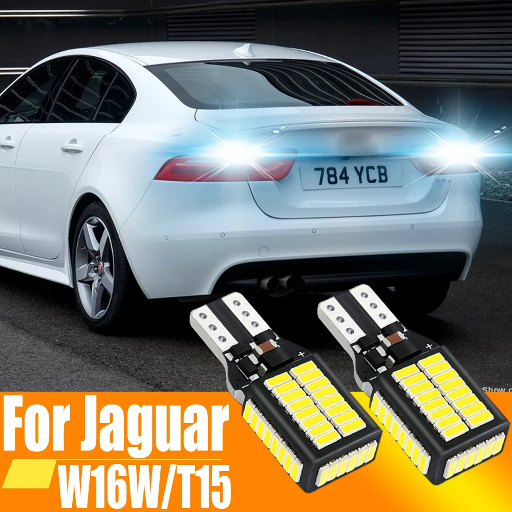 Ampoules à barrage Canbus pour voitures et véhicules, lampe de recul automatique pour moto, W16W, T15, 921, 912 LED, blanc, 6000k, DC 12V, guitXe, 2 pièces