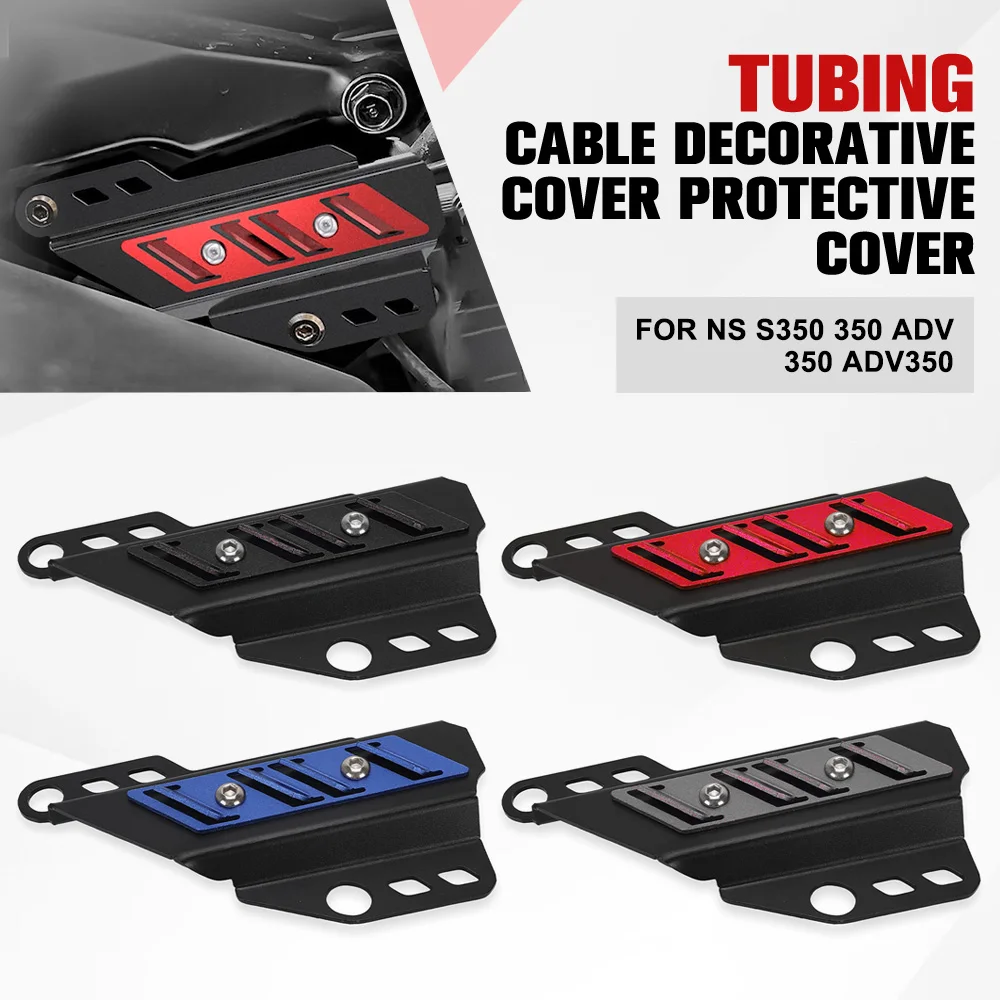 

Для HONDA NS S350 350 ADV 350 ADV 350 защитный чехол для кабелепроводов мотоцикла, декоративная крышка для кабеля, защитный чехол из алюминия