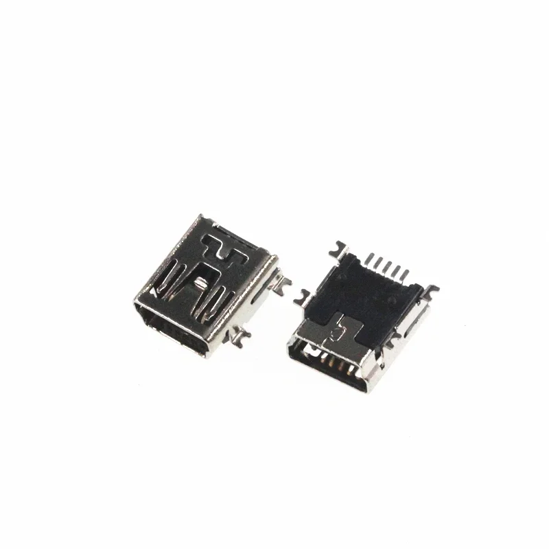 10PCS Mini USB SMD 5 Pin Female Mini B Socket Connector Plug
