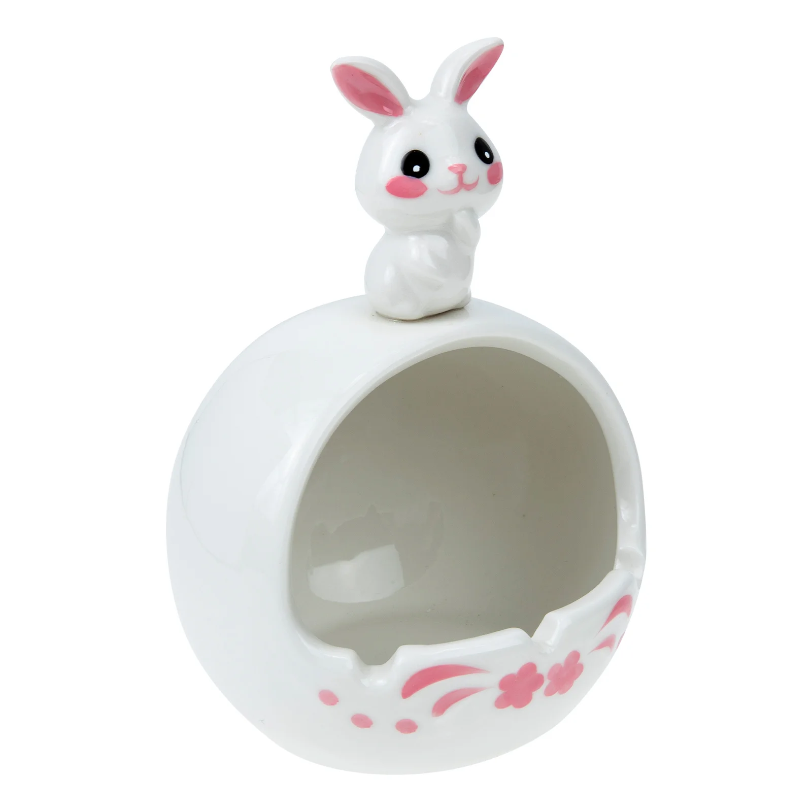 

White Ashtray Home Decoration Rabbit Style Design Ornament Desktop