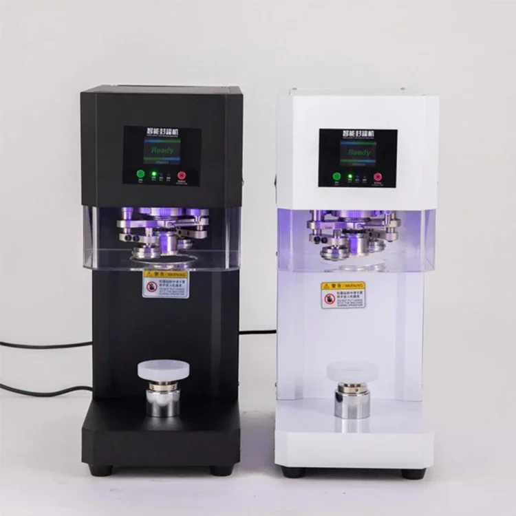 

New Upgrade Full Automatic PET Cans Sealer Non Rotary Can Seamer PET Plastic CAN Bottle Sealing Machine