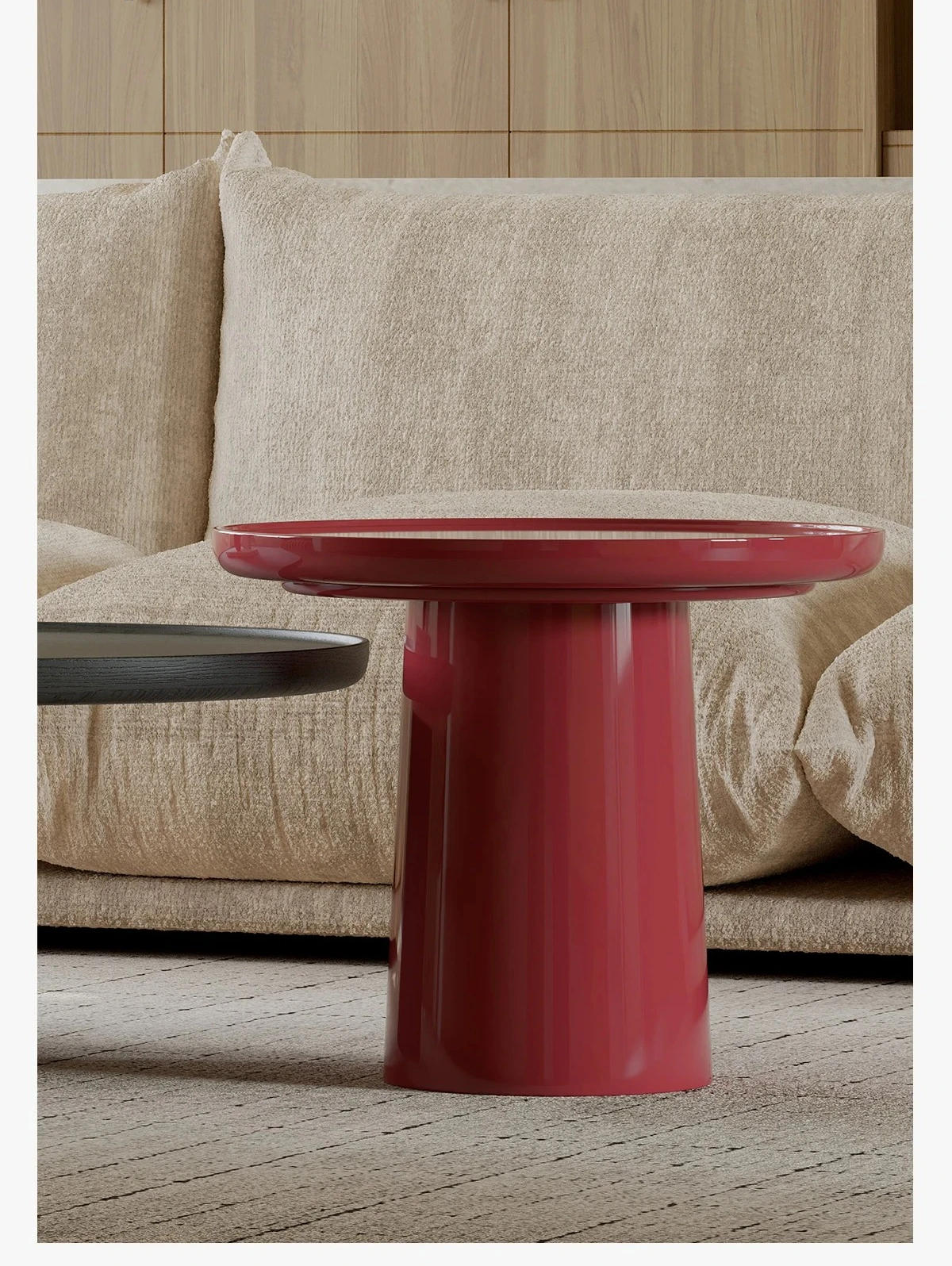 Table basse ovale salon maison moderne simple table basse table à manger intégrée