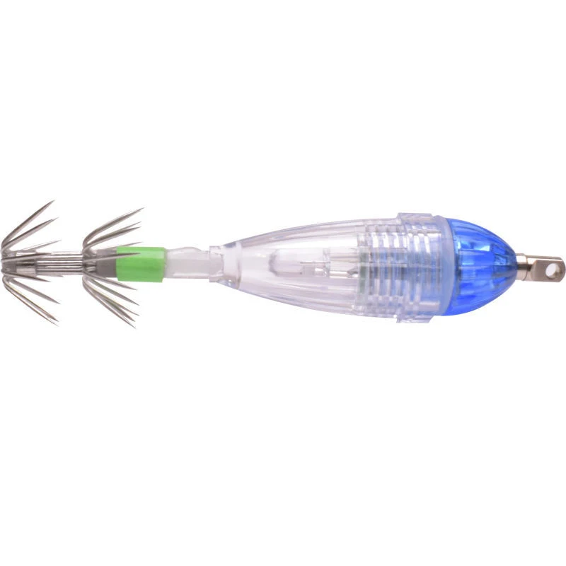 (ohne Batterie) 1 Stück Mini-Haken-Lötlampe mit Regenschirmhaken, Unterwasser-Angellampe, Oktopus-Tintenfisch-Haken – Detail 8